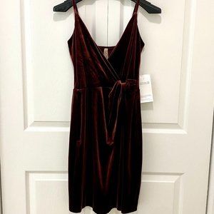 NWT BAILEY 44 Sleeveless Wrap Mini Dress